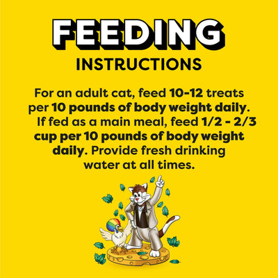 Mixups Catnip Fever Flavor Crunchy and Soft Dry Cat Treats - Delicious Cat Snack with a Mix of Chicken, Catnip, and Cheese Flavors - 6.3 Oz Pouch