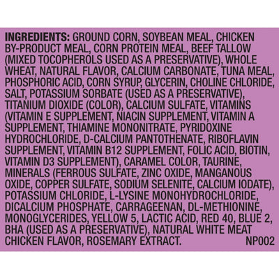 Tender Centers Dry Cat Food with Basted Bites - Chicken & Tuna Flavors - Meaty Center Surrounded by a Crunchy Outer Layer - 3 Pound Bag