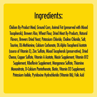 Tasty Chicken Flavor Crunchy and Soft Cat Treats - Complete and Balanced Nutrition for Adult Cat Maintenance - 16 Oz Tub