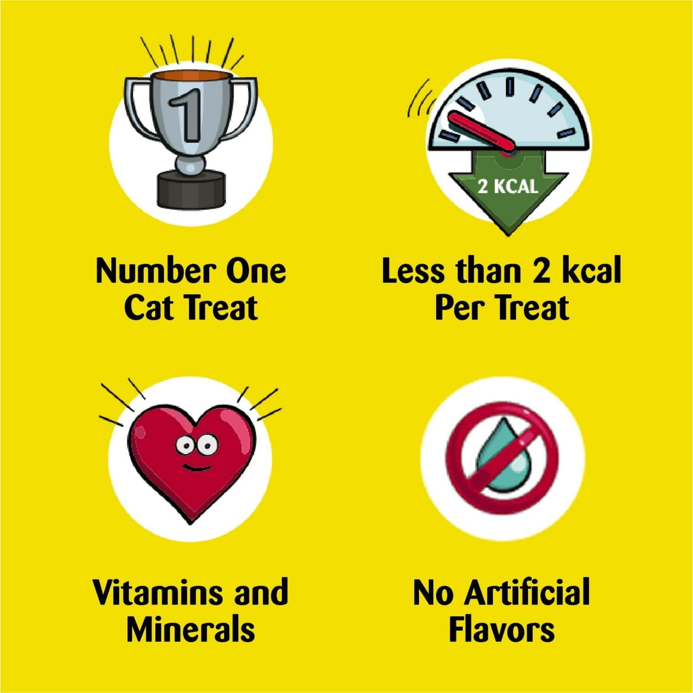 Tasty Chicken Flavor Crunchy and Soft Cat Treats - Cat Food Treats Crunchy Outside Soft Inside - 48 oz Pouch