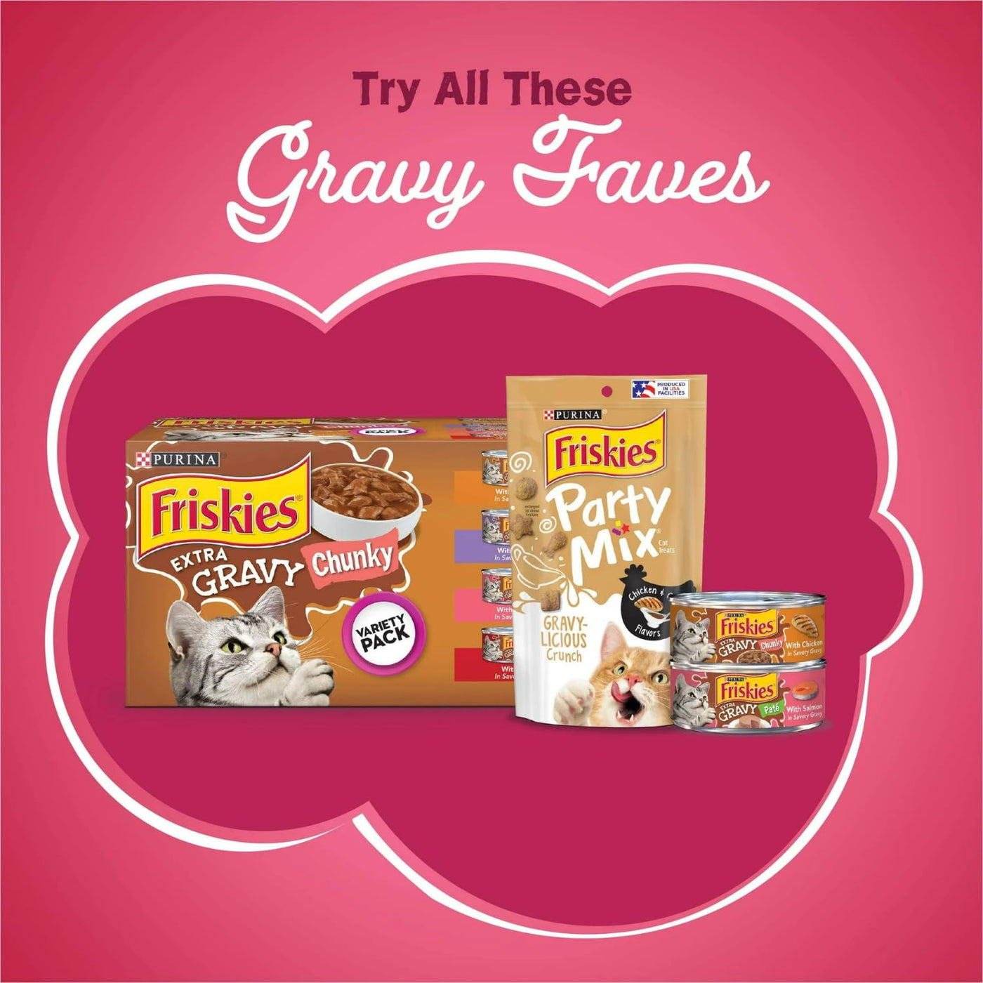Trase A Gravy Swirlers, Indoor Dry Cat Food, Flavors of Chicken & Salmon with Vitamins & Minerals, Cat Food for Adult Cats, 3.15 lb Bag