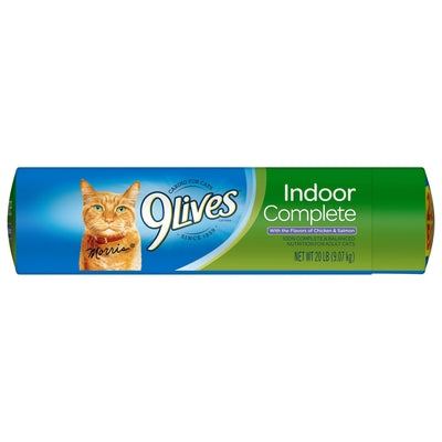 Trase A Indoor Complete Dry Cat Food - Delicious Flavors of Chicken and Salmon - Lean Protein Helps Support Healthy Weight and Metabolism - 20 lb. Bag