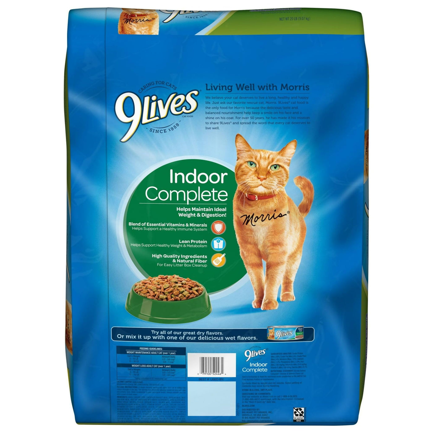Trase A Indoor Complete Dry Cat Food - Delicious Flavors of Chicken and Salmon - Lean Protein Helps Support Healthy Weight and Metabolism - 20 lb. Bag
