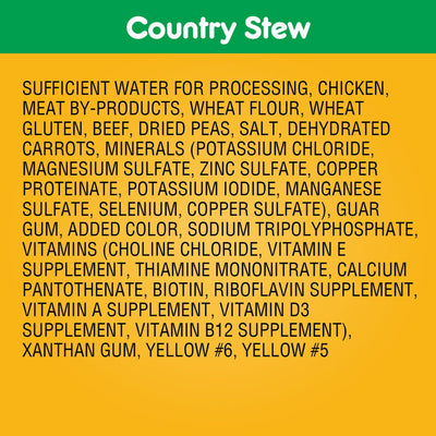 Trase A (3 Pack) Choice Cuts in Gravy Adult Canned Wet Dog Food, Country Stew - 13.2 Oz. Can - 100% Complete and Balanced for Adult Dogs