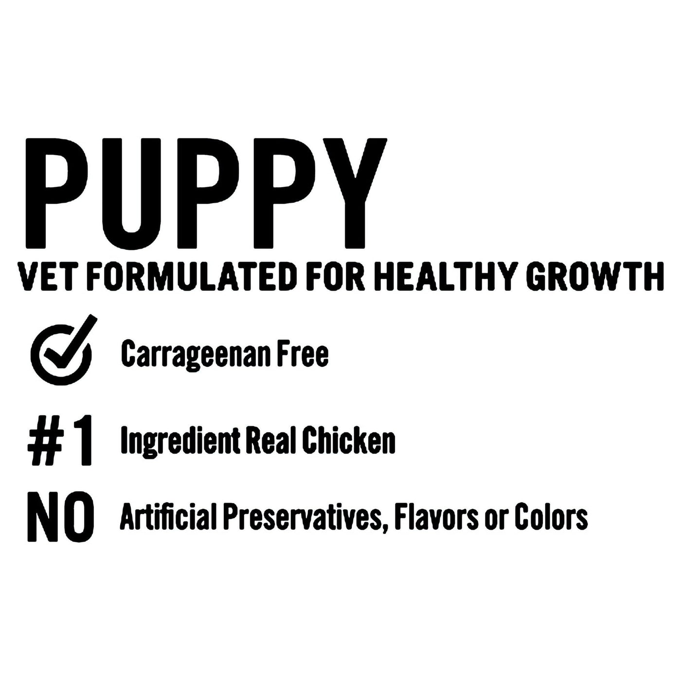 Trase A (3 Pack) Pro+ Chicken & Brown Rice Stew Wet Dog Food for Puppy - 12.5 oz Can - Veterinarian Formulated to Support Healthy Growth