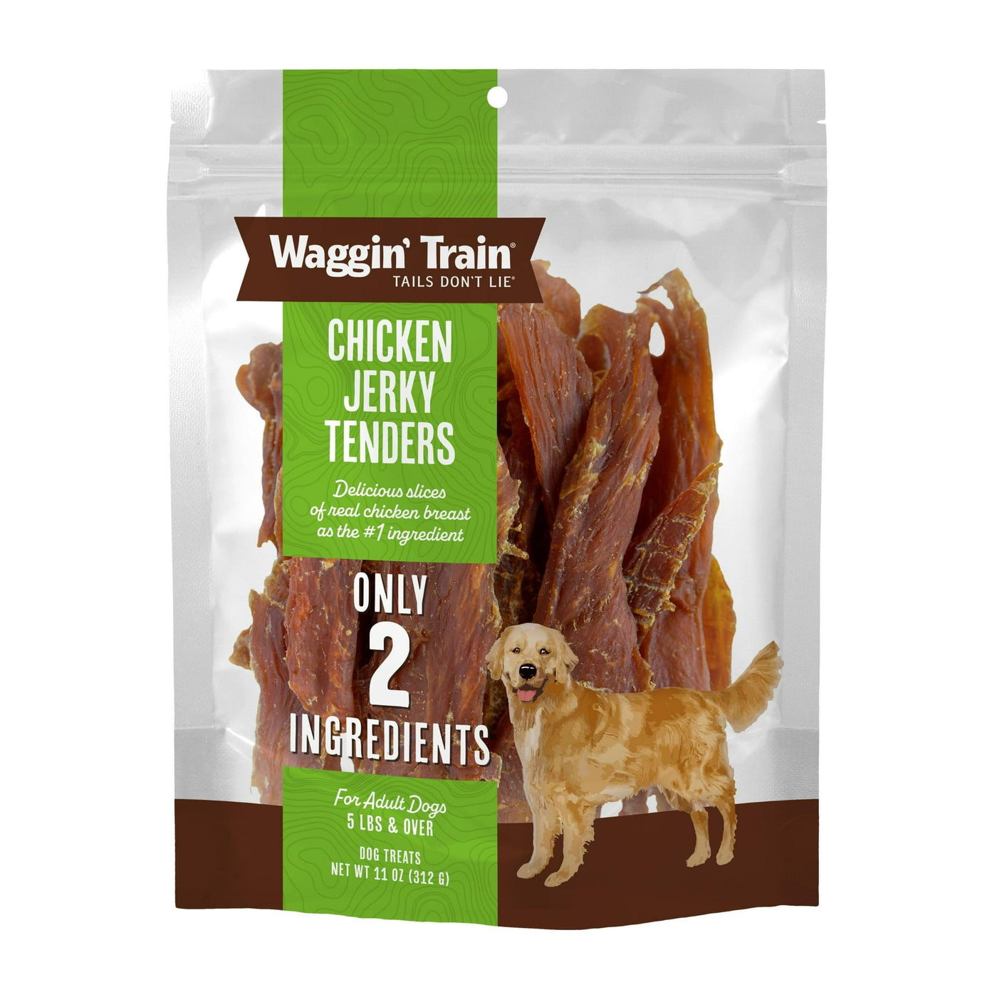 Chicken Jerky Tenders Dog Treat - Made for Adult Dogs - High in Protein - Grain Free and Corn Free - 11oz