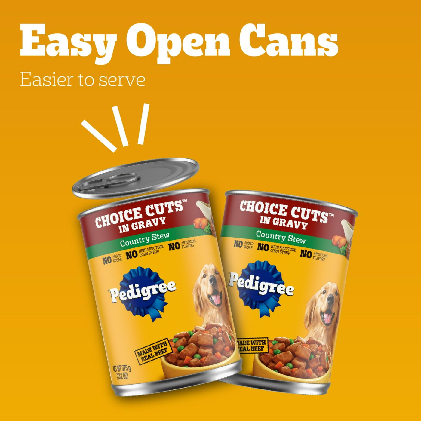 Trase A (6 Pack) Choice Cuts in Gravy Adult Canned Wet Dog Food, Country Stew - 13.2 Oz. Can