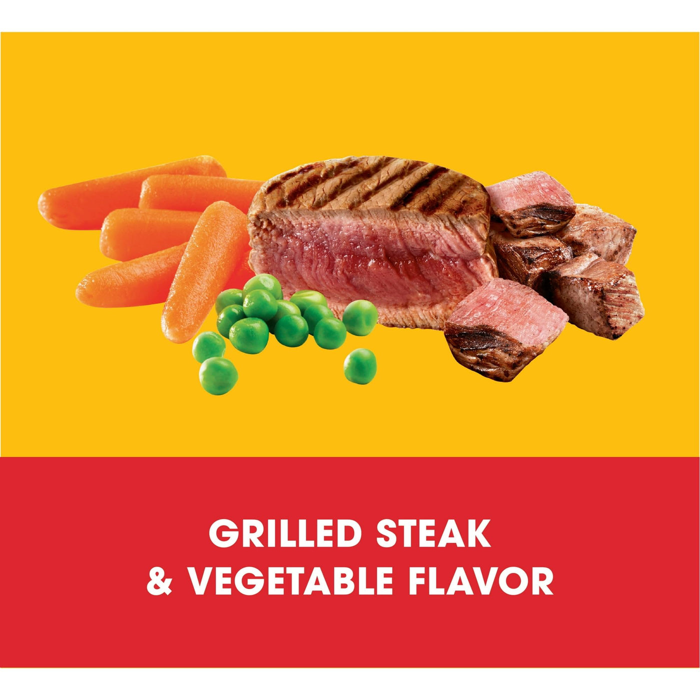 Trase A Small Dog Complete Nutrition Adult Dry Dog Food Grilled Steak and Vegetable Flavor - Maintain a Healthy Lifestyle - 3.5 lb Bag
