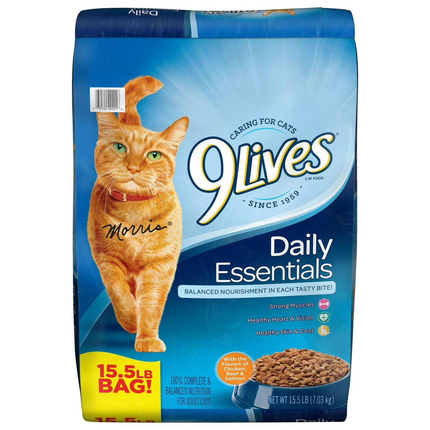 Trase A Daily Essentials Dry Cat Food - Provides Essential Building Blocks to Help Support a Healthy Life - Support Strong Muscles - 15.5 lb Bag