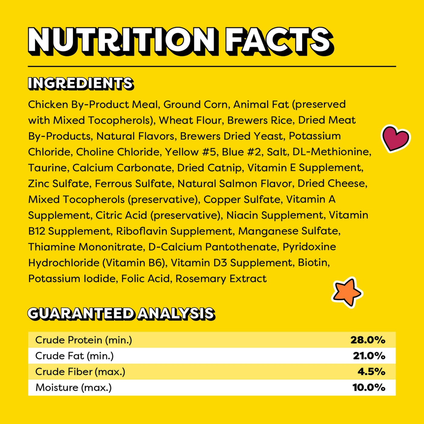 Classic Blissful Catnip Flavor Limited Edition Valentine’s Day Crunchy and Soft Cat Treats - Complete and Balanced Nutrition for Adult Cat - 16 oz Tub
