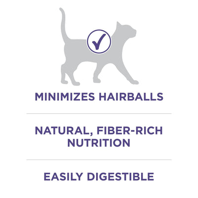 Trase A Hairball Formula Dry Cat Food, Chicken - Crunchy Cat Food Kibble Helps Support Strong Teeth and Healthy Gums - Added Vitamins, Minerals and Nutrients - 7 lb Bag