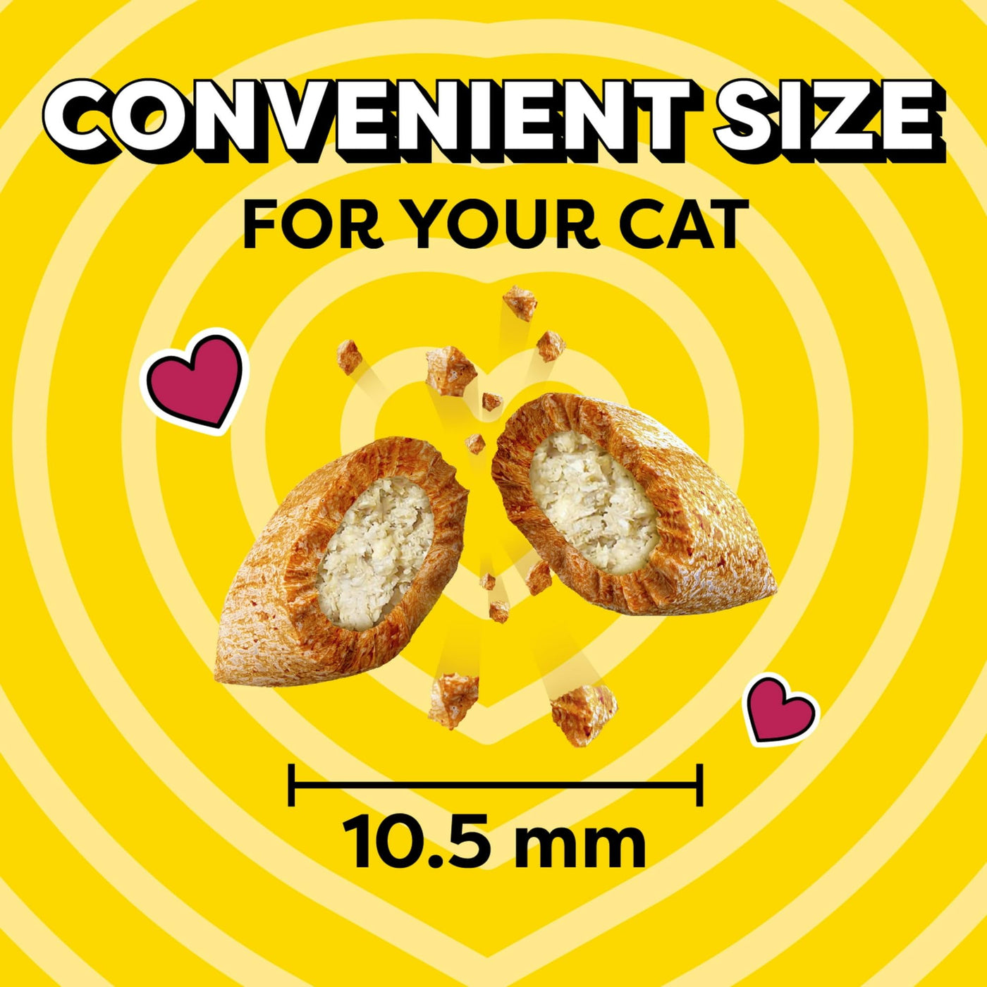 Classic Shrimpy Shrimp Flavor Limited Edition Valentine’S Day Cat Treats - Crunchy Outside Soft Inside - 16 Oz Tub