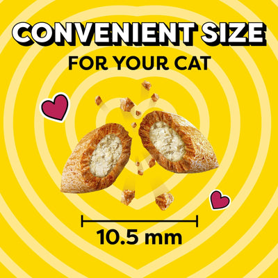Classic Shrimpy Shrimp Flavor Limited Edition Valentine’S Day Cat Treats - Crunchy Outside Soft Inside - 16 Oz Tub