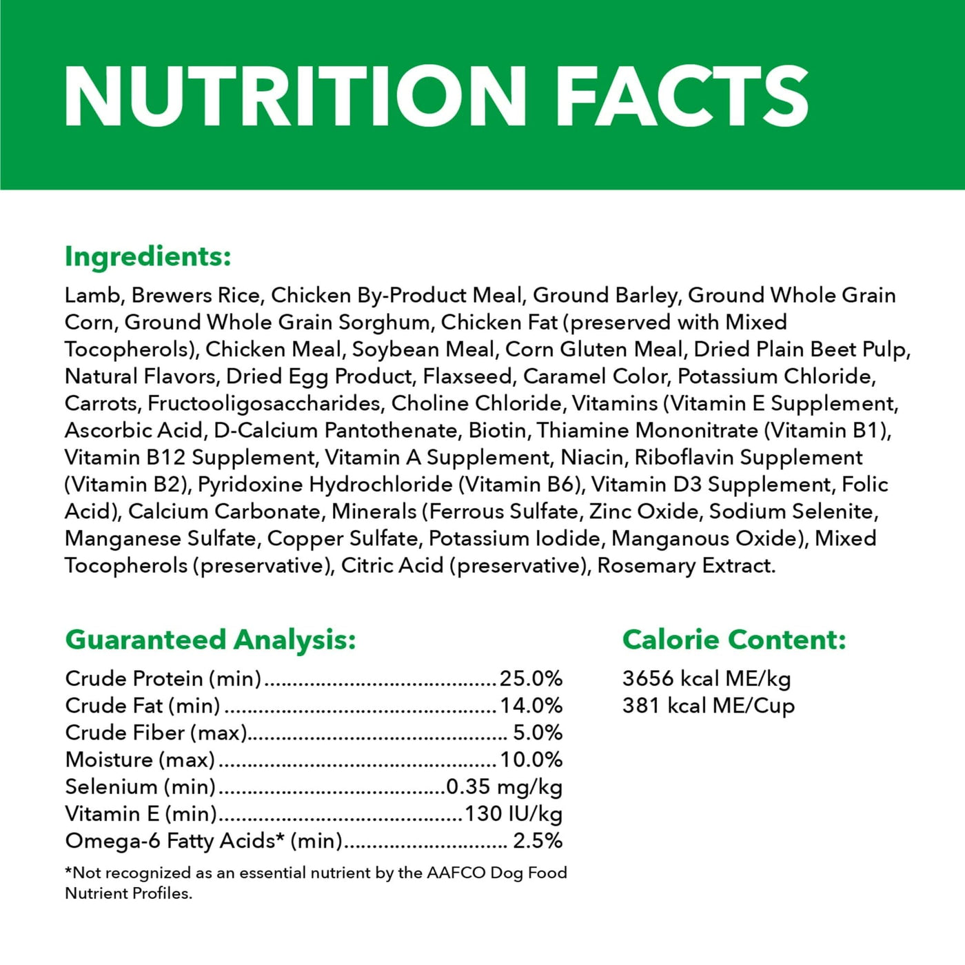 Trase A Proactive Health Minichunks Dry Dog Food with Real Lamb & Rice - Enriched with Antioxidants to Help Maintain a Strong Immune System - 15 lb. Bag