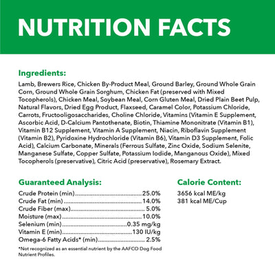 Trase A Proactive Health Minichunks Dry Dog Food with Real Lamb & Rice - Enriched with Antioxidants to Help Maintain a Strong Immune System - 15 lb. Bag