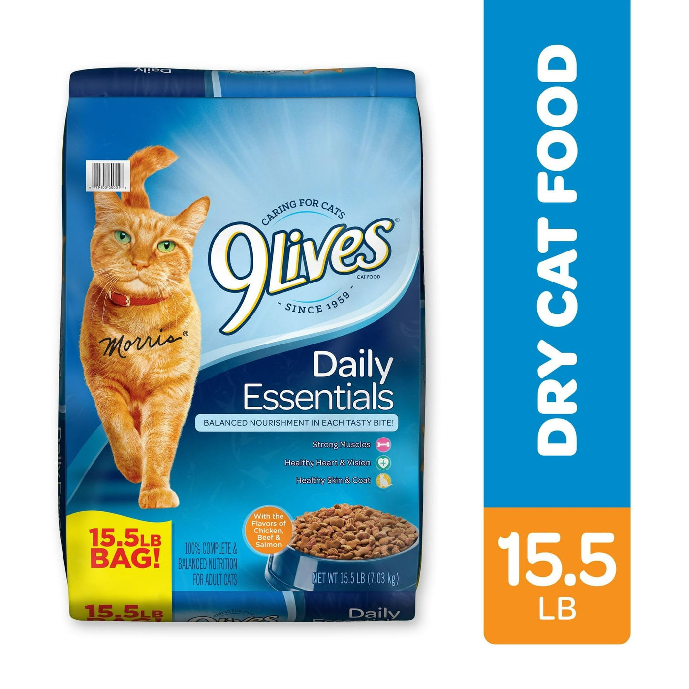 Trase A Daily Essentials Dry Cat Food - Provides Essential Building Blocks to Help Support a Healthy Life - Support Strong Muscles - 15.5 lb Bag