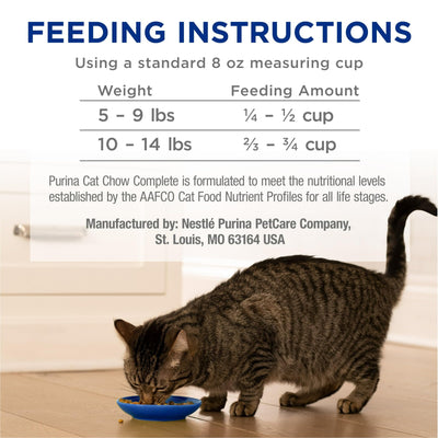Trase A Dry Cat Food for Cats of All Ages - Farm Raised Chicken - High in Protein - Complete Cat Food Kibble - 25 Essential Vitamins and Minerals to Support Overall Health - 3.15 lb Bag