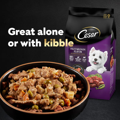 (4 Pack) Home Delights Slow Cooked Chicken and Vegetables Wet Dog Food - 3.5 Oz Tray - Complete and Balanced and Fortified with Vitamins and Minerals to Help Dog's