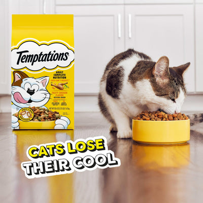 Trase A Tasty Chicken Flavor Adult Dry Cat Food - Made with Real Chicken - Crunchy & Creamy Pockets Mixed in - 35 Vitamins, Minerals, and Amino Acids - 3.15 lb Bag