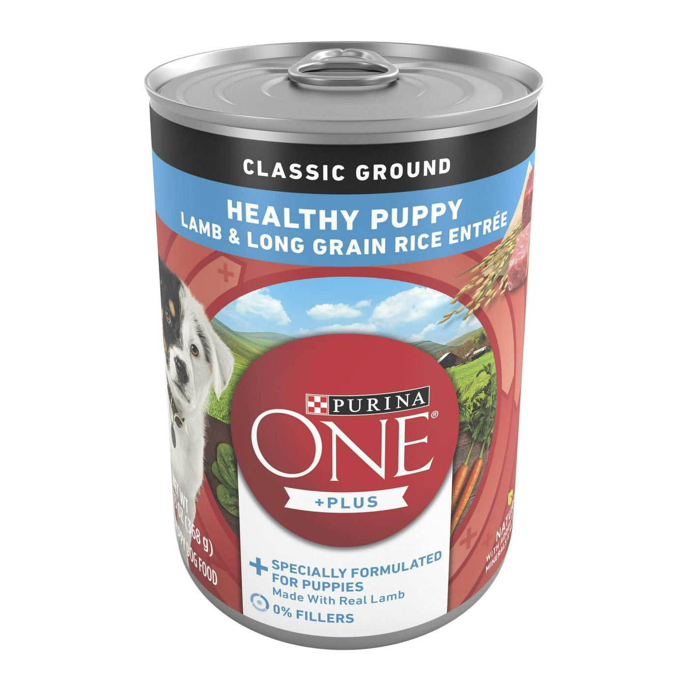 Trase A (2 Pack) Healthy Puppy Wet Dog Food Soft High Protein Lamb & Rice - 13 Oz Can - Antioxidants Help to Support A Strong Immune System