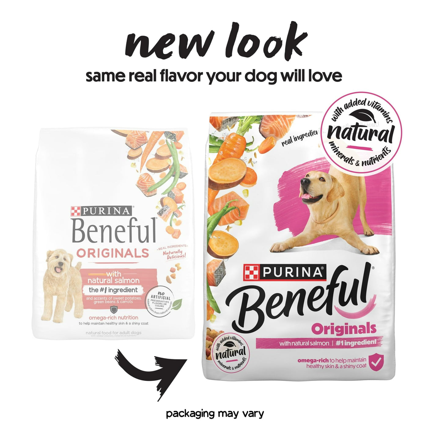 Trase A Originals with Natural Salmon Natural Dry Dog Food Formula with Added Vitamins, Minerals and Nutrients - Support Immune System Health - 14 lb Bag