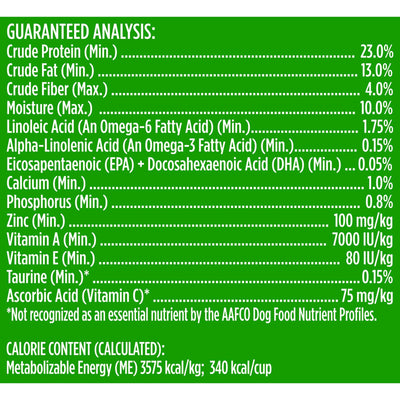 Trase A Real Chicken & Veggies Recipe Whole Health Blend Dry Dog Food - Natural Food for Adult Dogs with Added Vitamins, Minerals and Taurine - 14 lb. Bag