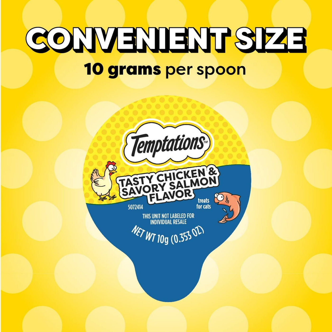 (2 Pack) Lickable Spoons Wet Cat Treat - Chicken and Savory Salmon - Creamy Texture with Added Vitamins and Minerals - No Fillers or Artificial Flavors - 10 G, 8 Ct x Pack of 2