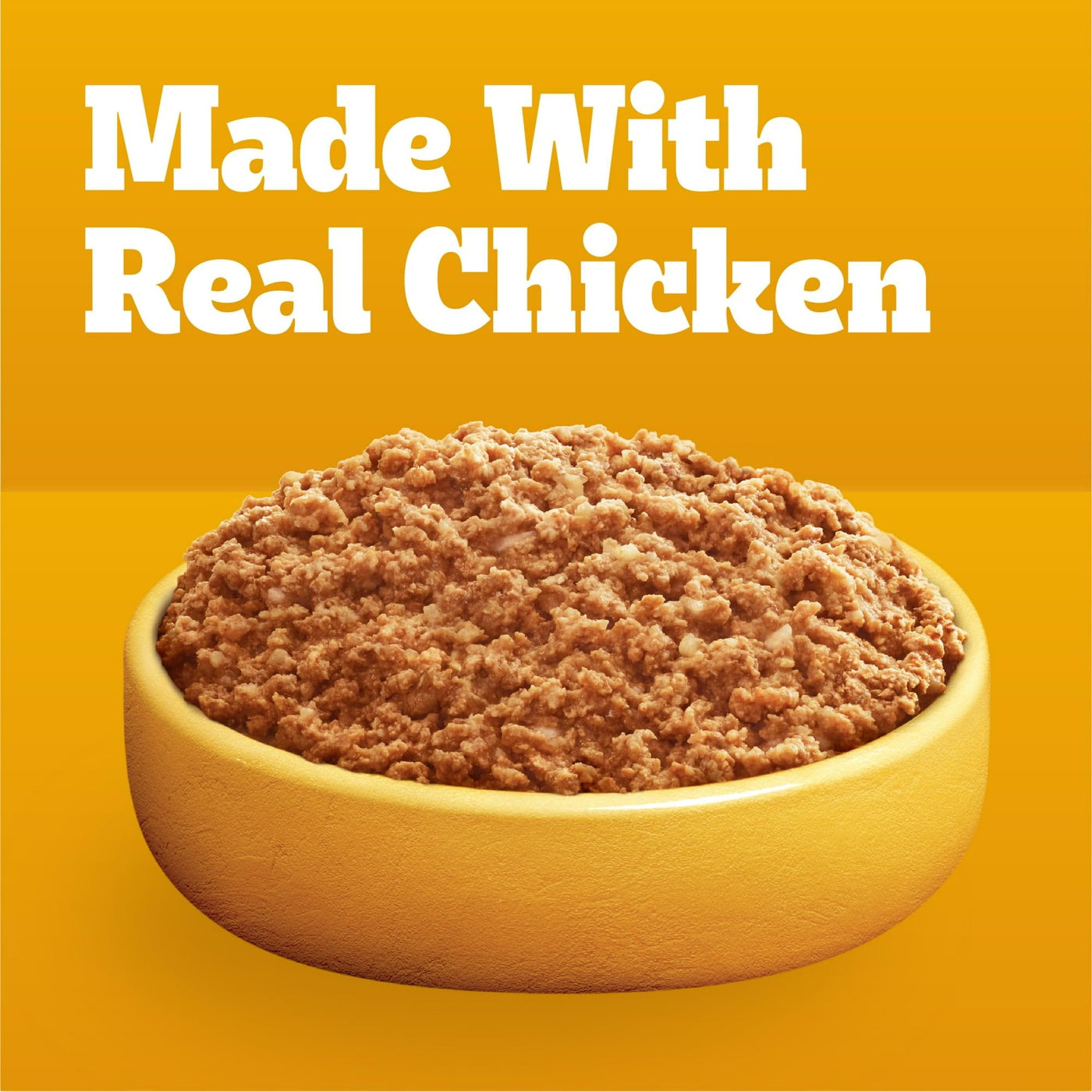 Trase A (5 Pack) Chopped Ground Dinner Meaty Ground with Hearty Chicken Wet Dog Food - 3.5 Oz Pouch - 100% Complete and Balanced Food for Adult Dogs