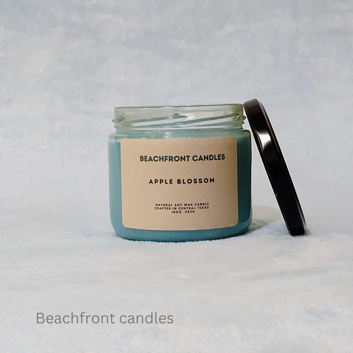 Beachfront Candle Scented Candle for Women - Aromatherapy Stress Relief Soy Wax Fragrance Candle with 65+ Hour Burn, Perfect Scented Jar Candle for Home, Men & Women (Apple Blossom)