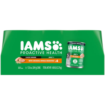 Trase A (2 Pack) Proactive Health Chicken and Whole Grain Rice Wet Dog Food - 13 Oz Cans (6 Pack)