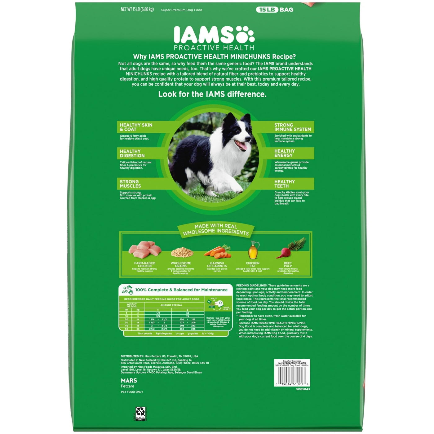 Proactive Health Minichunks Dry Dog Food with Real Chicken and Whole Grains - Enriched with Antioxidants to Help Maintain a Strong Immune System - 15 lb. Bag