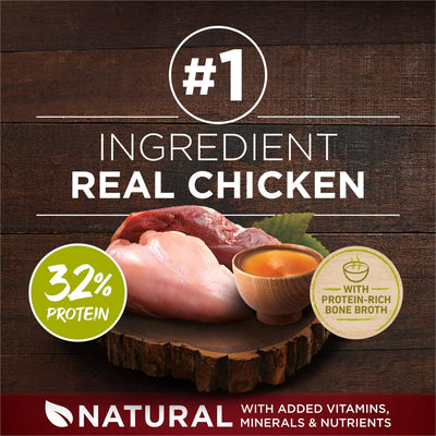 True Instinct Dry Dog Food - High Protein with Real Chicken & Duck - 100 Percent Nutrition for Adult Dogs with Added Vitamins, Minerals and Nutrients - 3.8 lb Bag