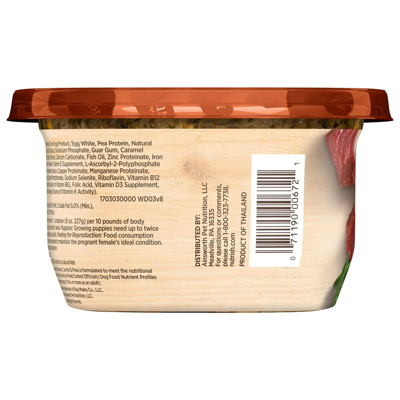 Trase A (4 Pack) Natural Wet Dog Food, Grain Free, Hearty Beef Stew - 8 Oz Tub - Made with Hearty Chunks of Beef and Wholesome Veggies