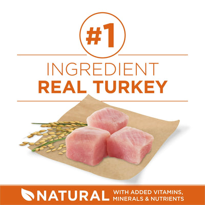 Healthy Weight Dog Food Dry Formula - Real Turkey Flavor Dry Dog Food - Support a Strong Immune System - Deliciously Crunchy Bites - 8 lb Bag