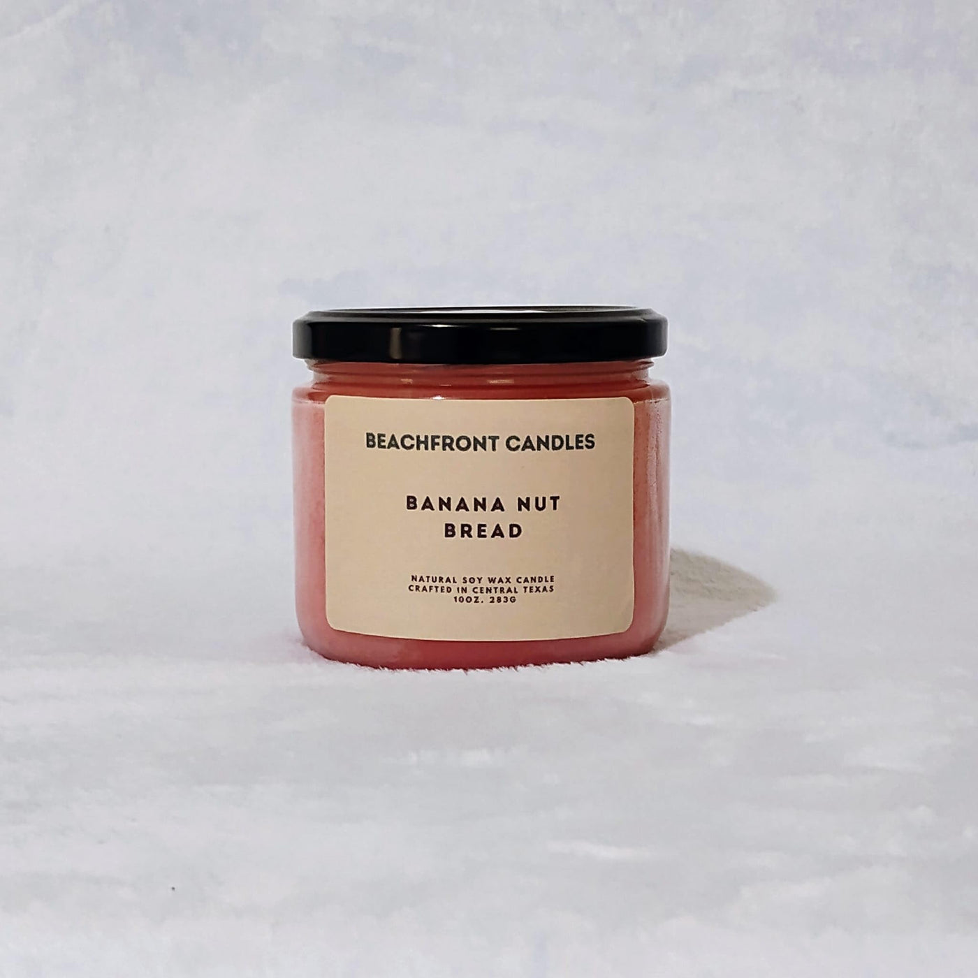 Beachfront Candle Scented Candle for Women - Aromatherapy Stress Relief Soy Wax Fragrance Candle with 65+ Hour Burn, Perfect Scented Jar Candle for Home, Men & Women (Banana Nut Bread)