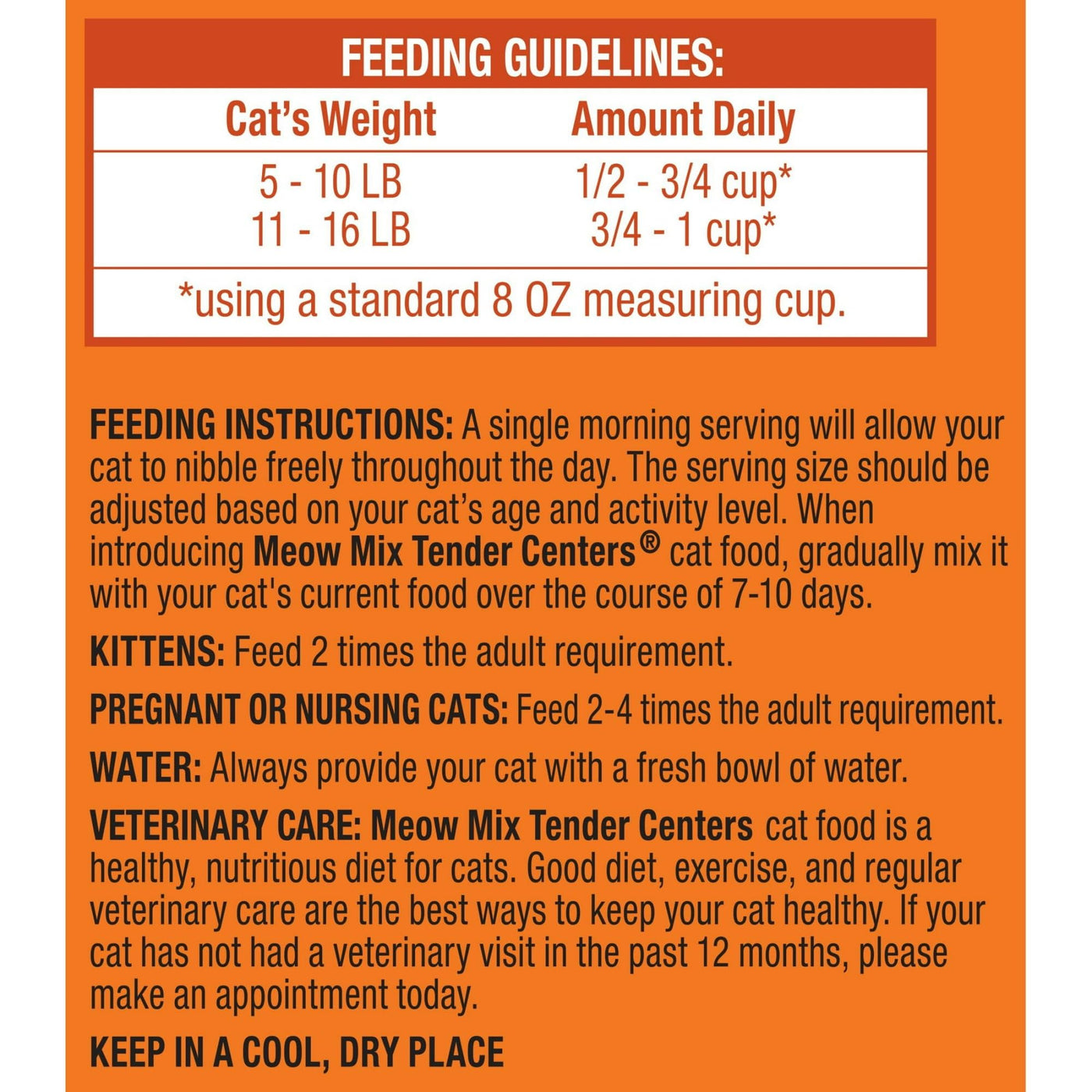 Tender Centers Dry Cat Food - Salmon & White Meat Chicken Flavors - Meaty Inside Crunchy Outside - 40 Essential Vitamins, Minerals, Amino Acids and Fatty Acids - 13.5 Pound Bag