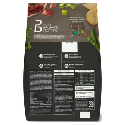 Lamb & Fava Bean Recipe Dry Dog Food - Grain Free - Supports Immune System, Digestion, and Coat Health - Natural with Added Vitamins, Minerals - 24 lbs