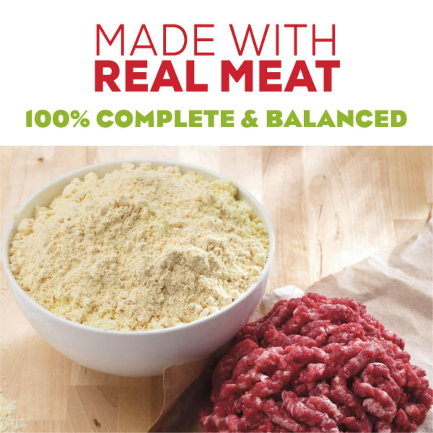 Trase A Moist and Meaty Dry Dog Food - High Protein Steak Flavor with Real Beef - Complete & Balanced Nutrition for Adult Dogs - 12 oz Pouches (6 Pack)