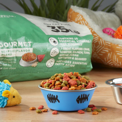 Trase A Speciial Kity Gourmet Formula Dry Cat Food, Seafood Flavor Blend, Give Energy & Vitality Support, Maintaining Healthy Weight, 35 lb