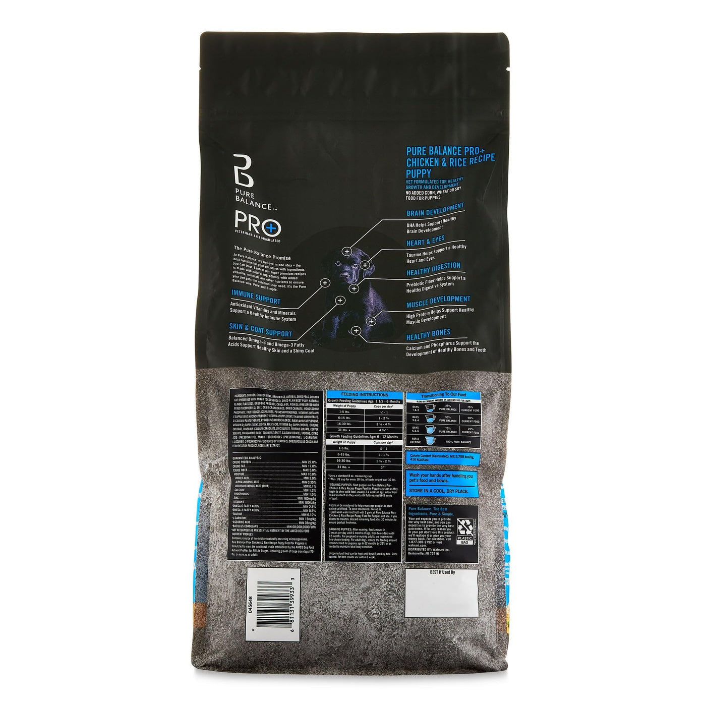 Trase A Pro+ Puppy Chicken & Rice Recipe Dry Dog Food for Puppies - 8 Lbs - Antioxidant Vitamins and Minerals Help Support A Healthy Immune System
