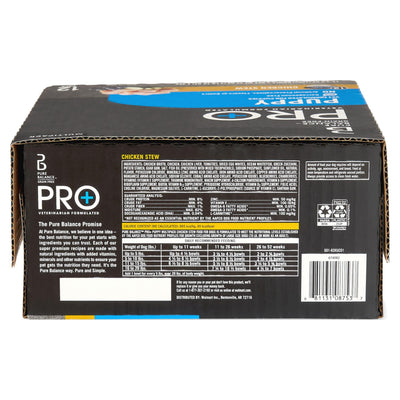 Trase A Purre Balance Pro+ Chicken Stew Wet Dog Food for Puppies, Grain Free Formula, Chicken Flavored, 3.5 oz Cups (12 Pack)
