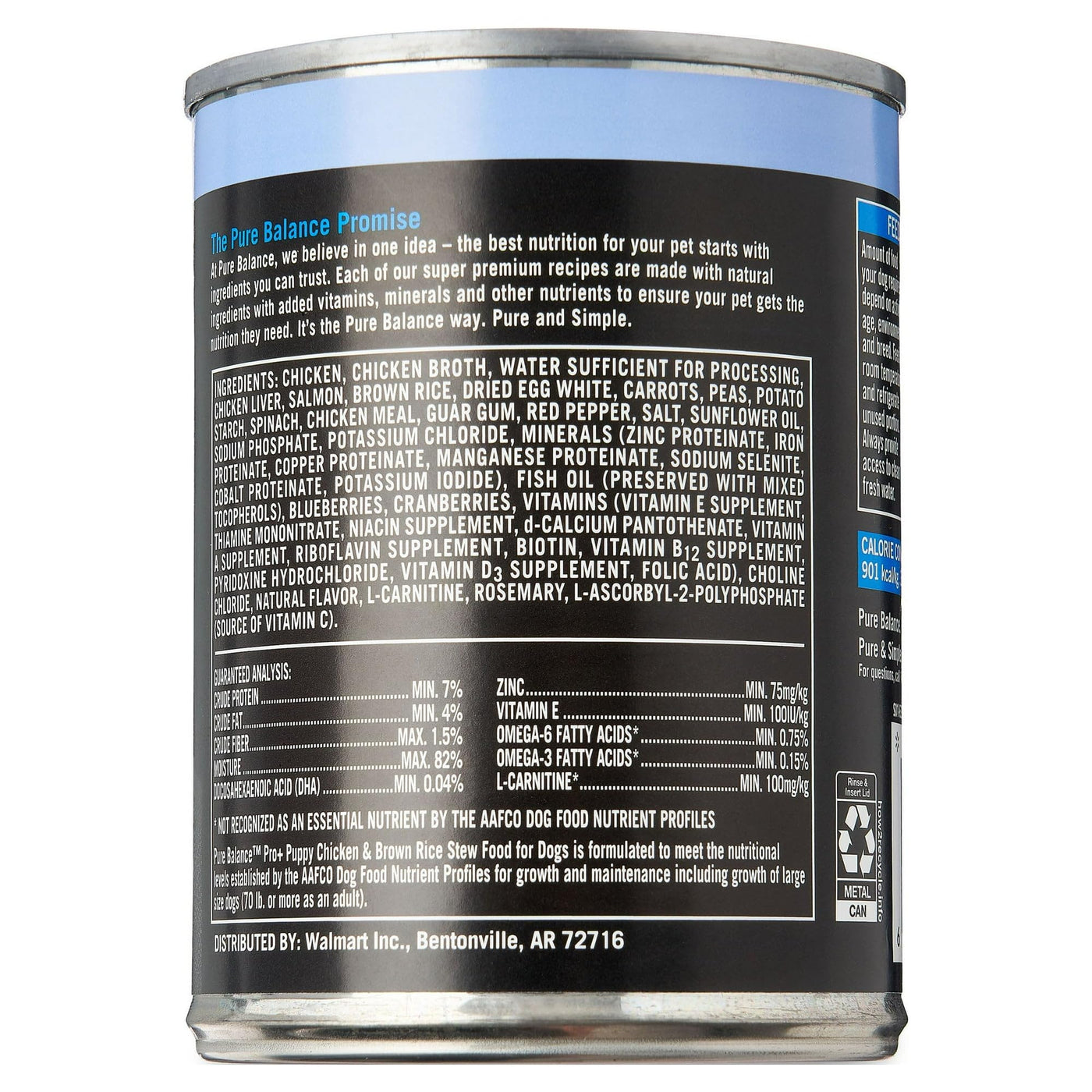 Trase A (3 Pack) Pro+ Chicken & Brown Rice Stew Wet Dog Food for Puppy - 12.5 oz Can - Veterinarian Formulated to Support Healthy Growth