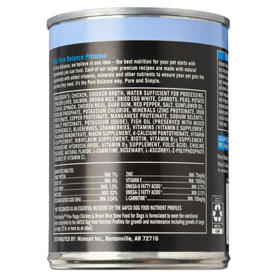 Trase A (3 Pack) Pro+ Chicken & Brown Rice Stew Wet Dog Food for Puppy - 12.5 oz Can - Veterinarian Formulated to Support Healthy Growth