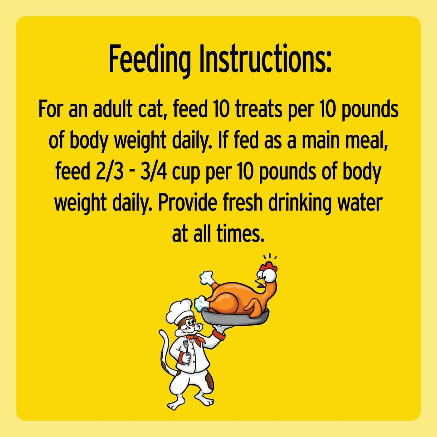 Jumbo Stuff Tasty Chicken Flavor Crunchy and Soft Dry Cat Treats - Complete and Balanced Nutrition for Adult Cat Maintenance - 14 oz Tub