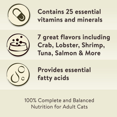Trase A Speciial Kity Gourmet Formula Dry Cat Food, Seafood Flavor Blend, Give Energy & Vitality Support, Maintaining Healthy Weight, 35 lb