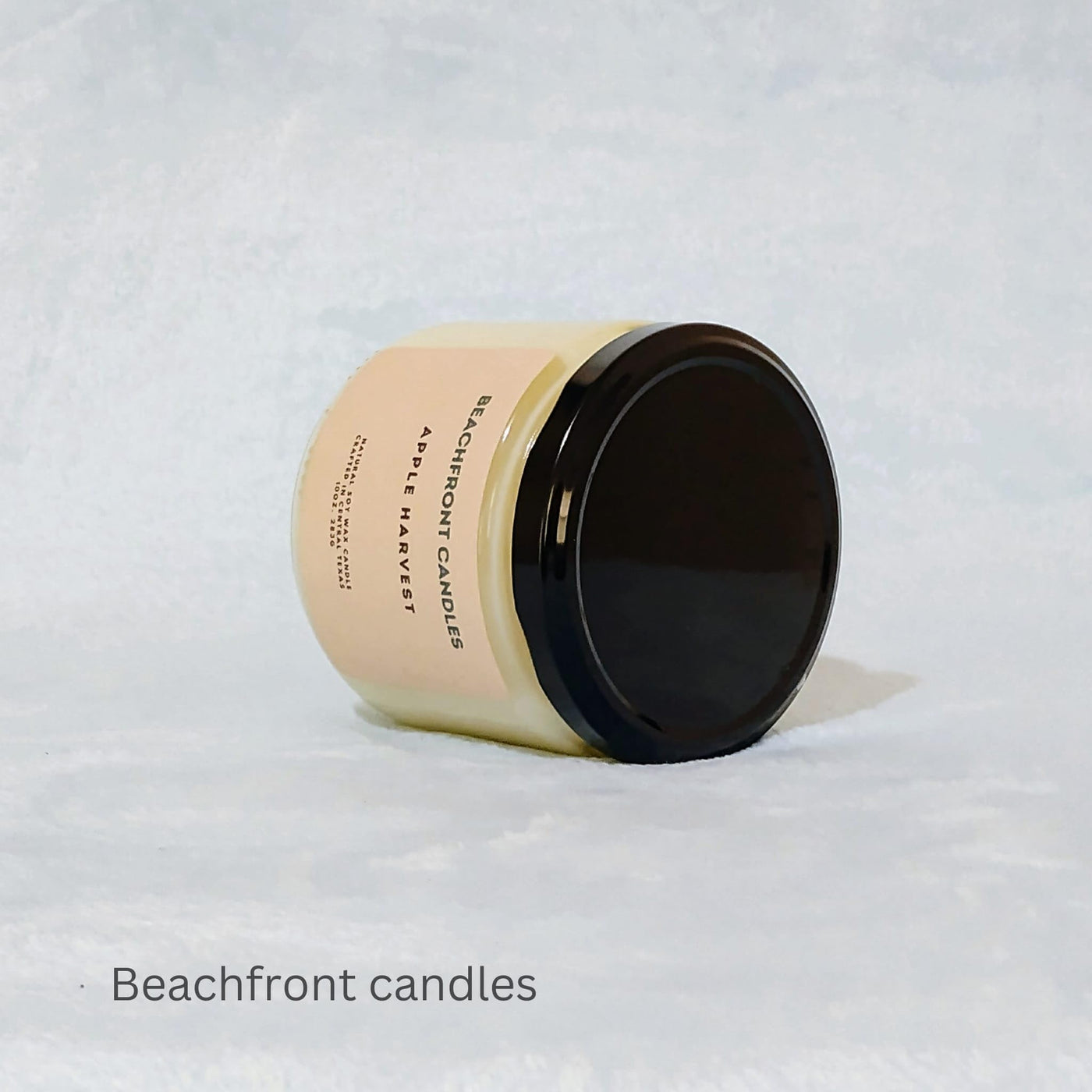 Beachfront Candle Scented Candle for Women - Aromatherapy Stress Relief Soy Wax Fragrance Candle with 65+ Hour Burn, Perfect Scented Jar Candle for Home, Men & Women (Apple Harvest)