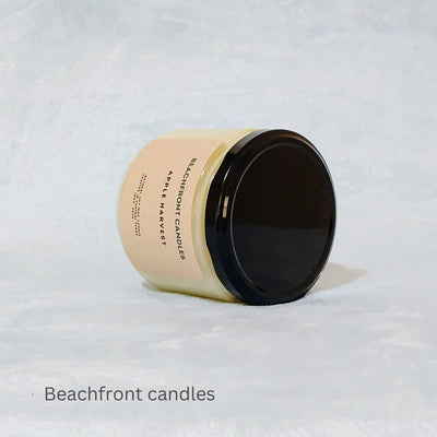 Beachfront Candle Scented Candle for Women - Aromatherapy Stress Relief Soy Wax Fragrance Candle with 65+ Hour Burn, Perfect Scented Jar Candle for Home, Men & Women (Apple Harvest)