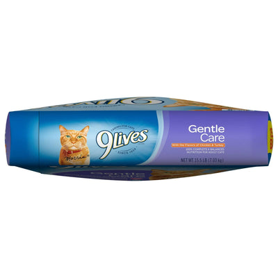 Gentle Care Dry Cat Food for Adult Cats - Delicious Flavors of Chicken and Turkey - Helps Support Digestive Health - 15.5 lb Bag