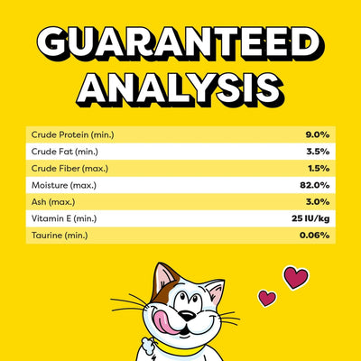 (4 Pack) Bites in Gravy Chicken & Seafood Variety Adult Cat Food - Complete and Balanced Cat Food for Adult Maintenance - Formulated Without Grains, Corn, or Soy - 2.64 lb
