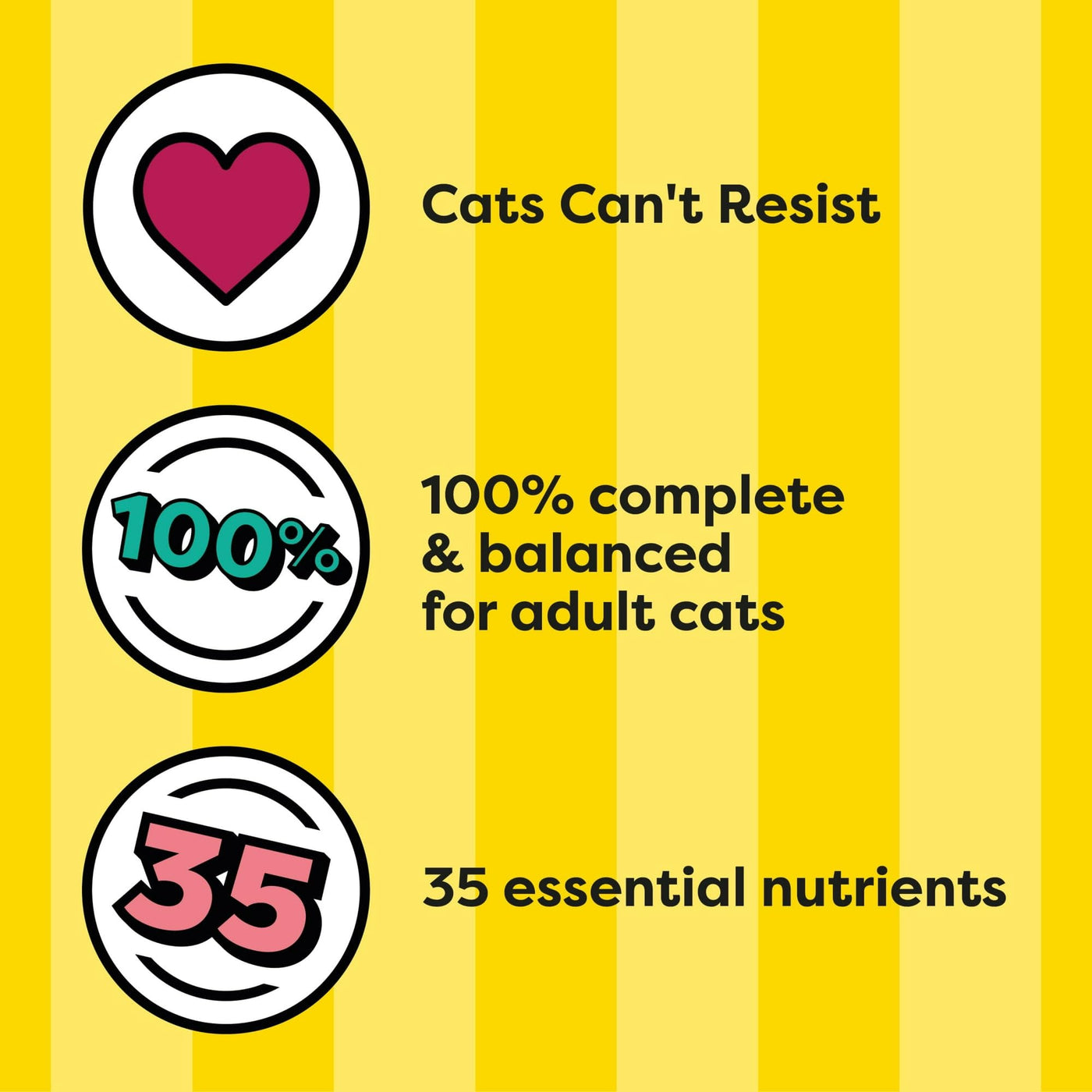 Tempting Tuna and Chicken Flavor Adult Dry Cat Food - Support Strong and Healthy Muscles - 35 Vitamins, Minerals, and Amino Acids - 3.15 Lb Bag